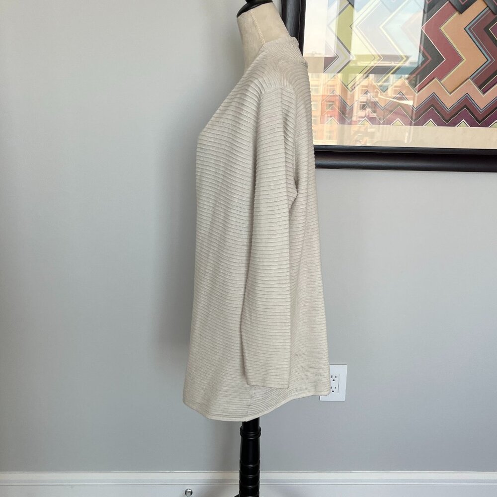 Cyrus Cream Shawl Collar Long Cardigan L - Picture 2 of 5